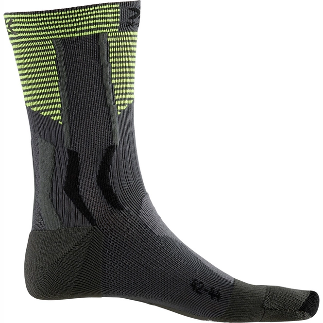 Cycling Socks X-Socks Bike Race Grey Yellow