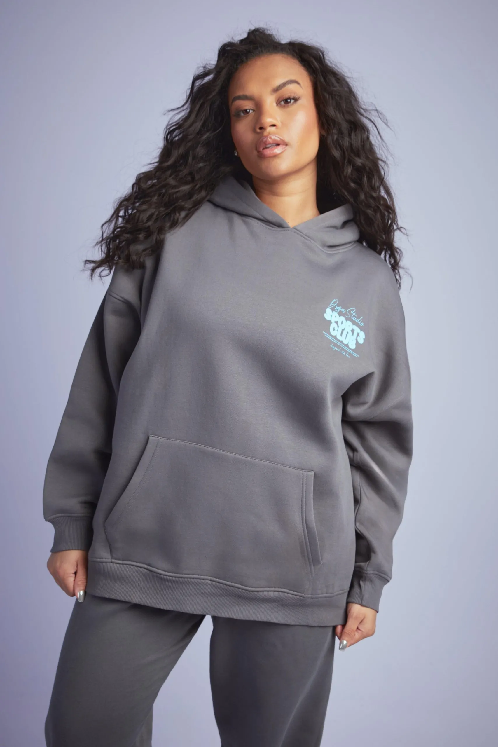 Plus DSGN Studio Sport Oversized Hoodie
