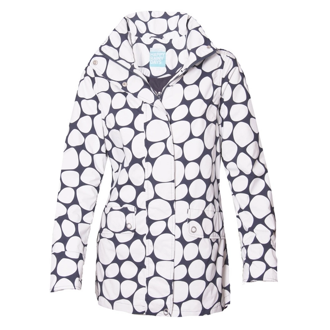 Rain Jacket Happy Rainy Days Jacket Nancy Navy