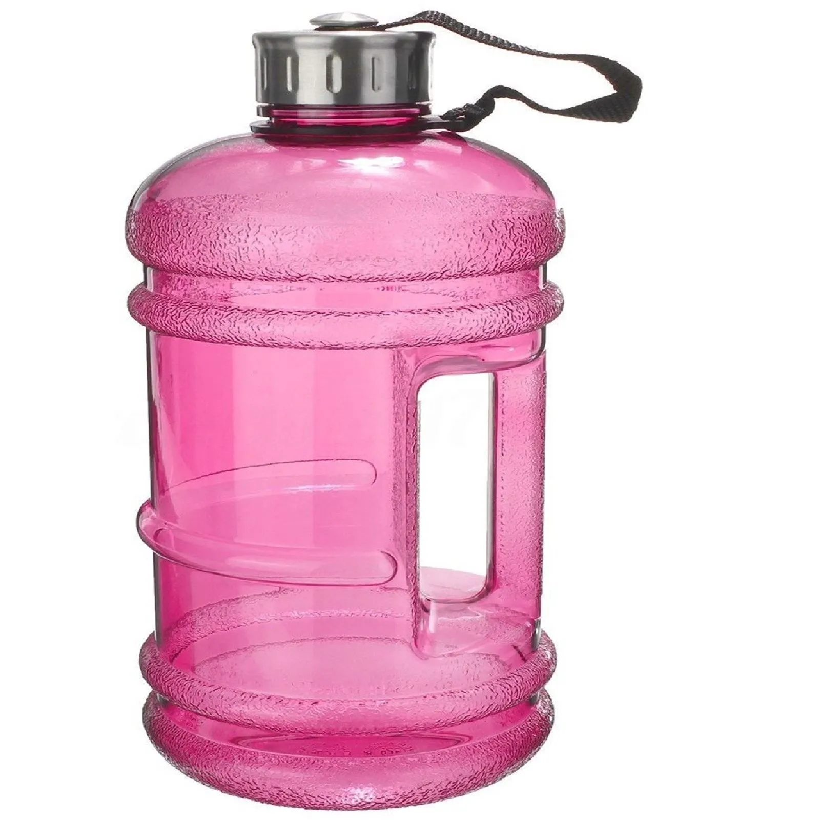 Pink 2.2 Litre Large BPA Free Sport Gym Training Drink Water Bottle