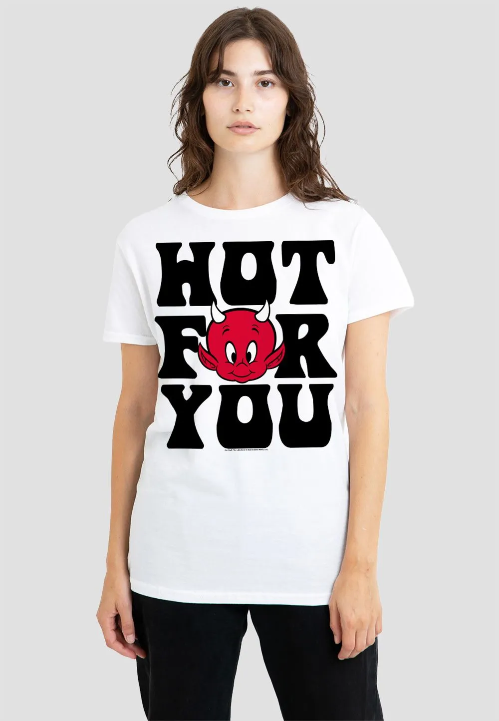 Hot Stuff Hot For You T-Shirt, White