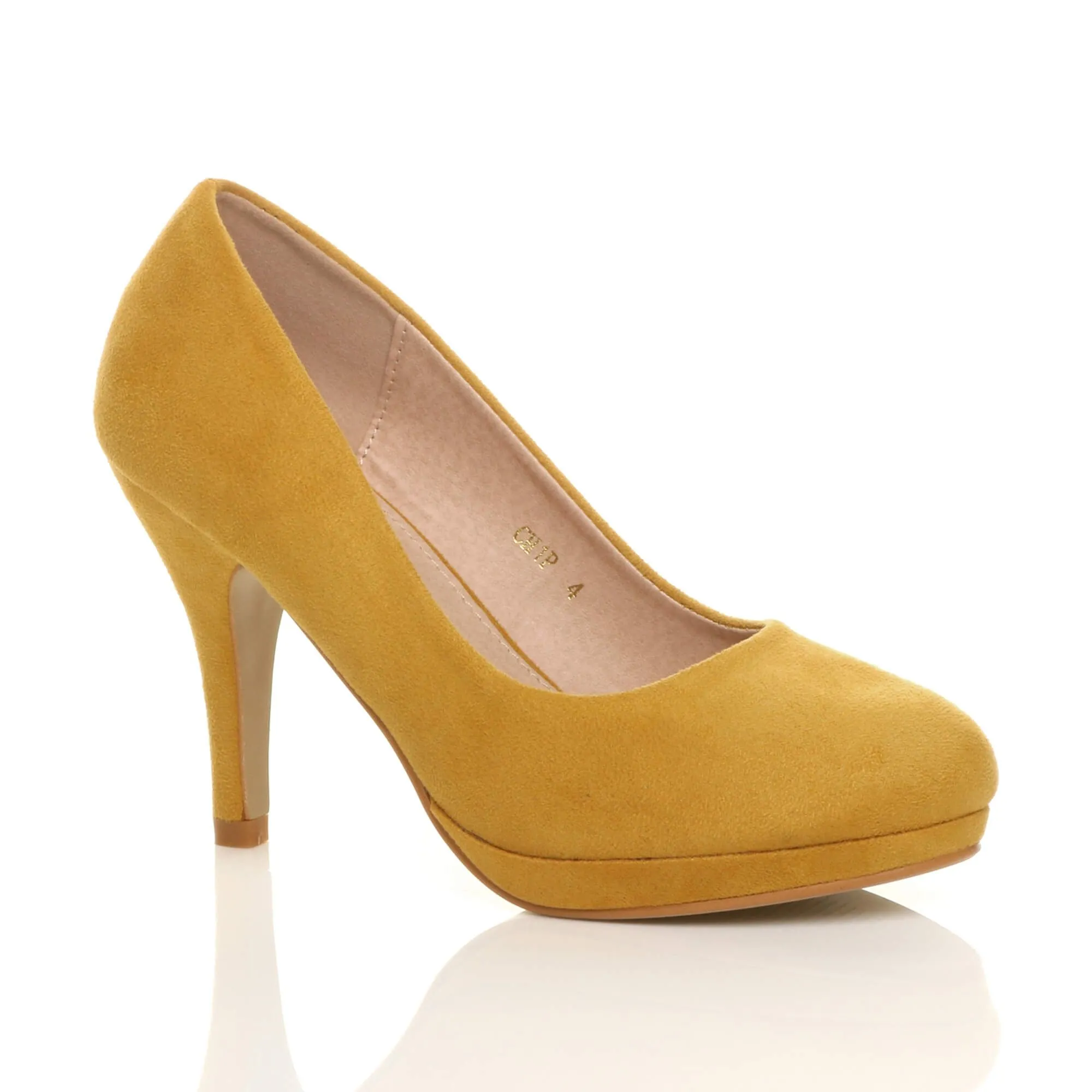 High  Heel  Faux Suede Court Shoes