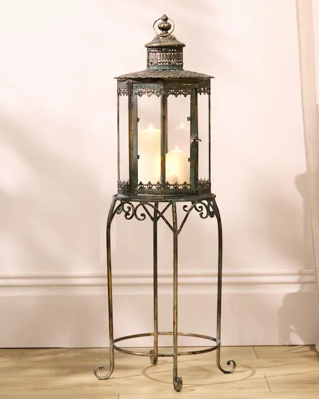 Vintage Style Small Home Decorative Candle Lantern H46cm x D24cm