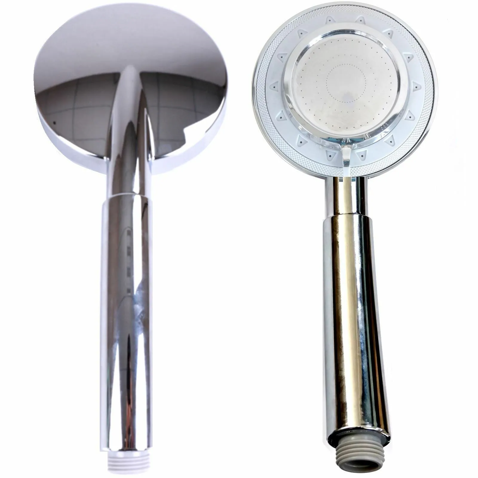 Chrome 4” Round Jet Rose Shower Head With 3 Functions