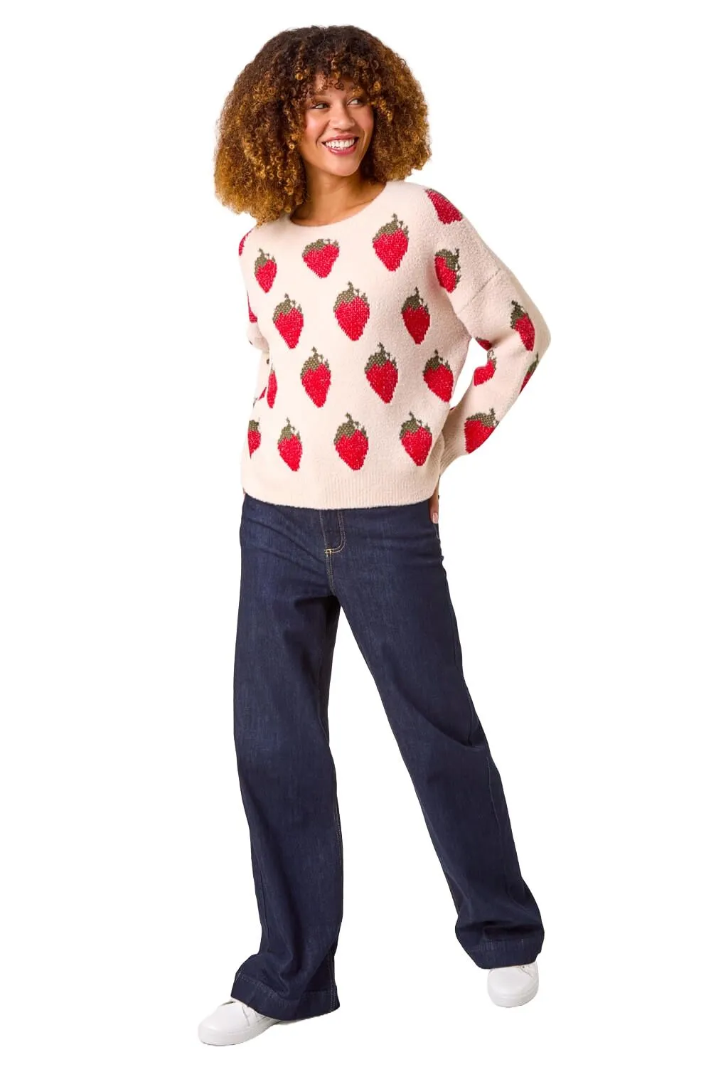Fruit Pattern Knit Jumper