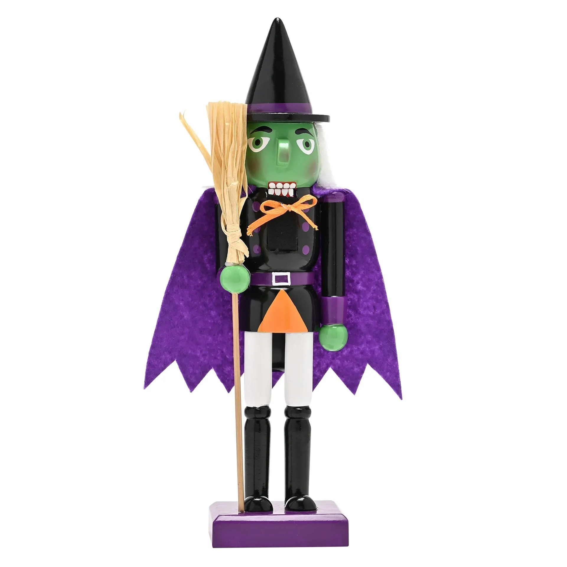 Hocus Pocus Novelties Wooden Nutracker Witch 10"