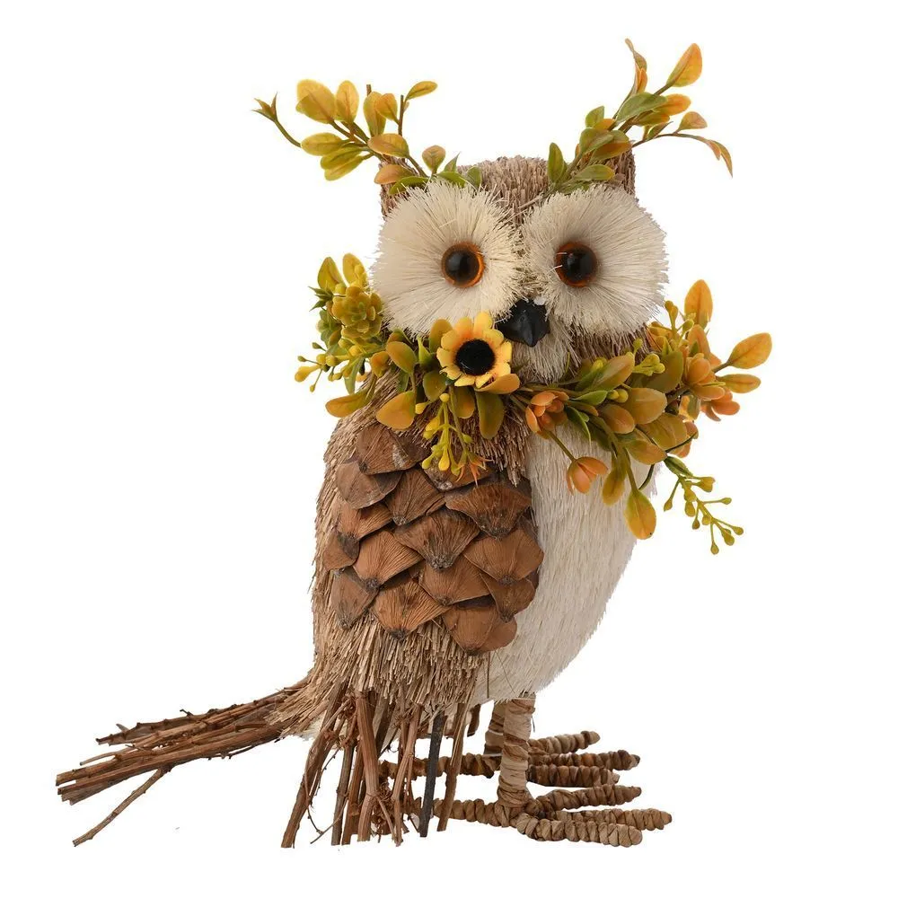 Autumn Harvest Natural Handmade Owl