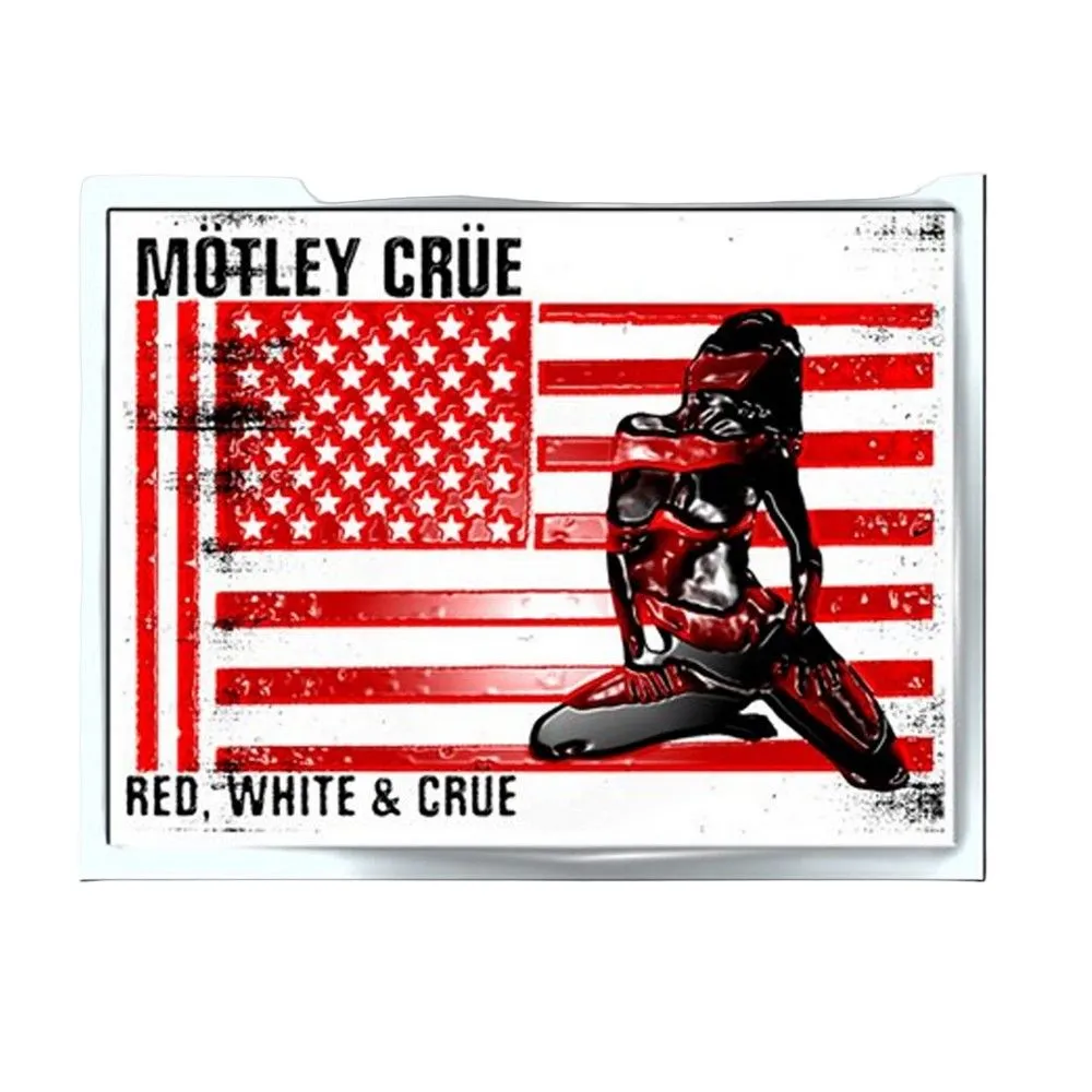 Red, White & Crue Badge