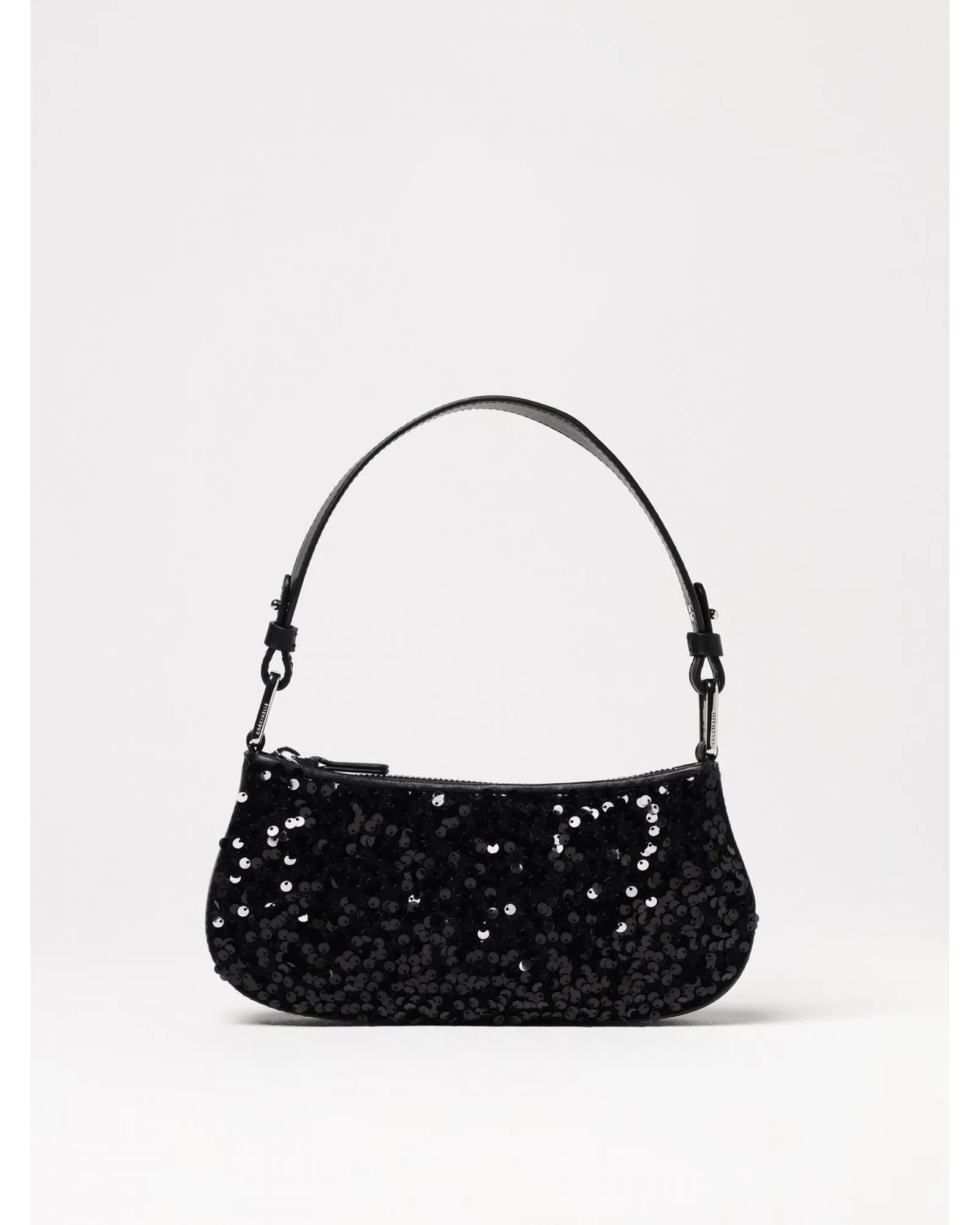 Sequin Mini Shoulder Bag- Black Mini Bags