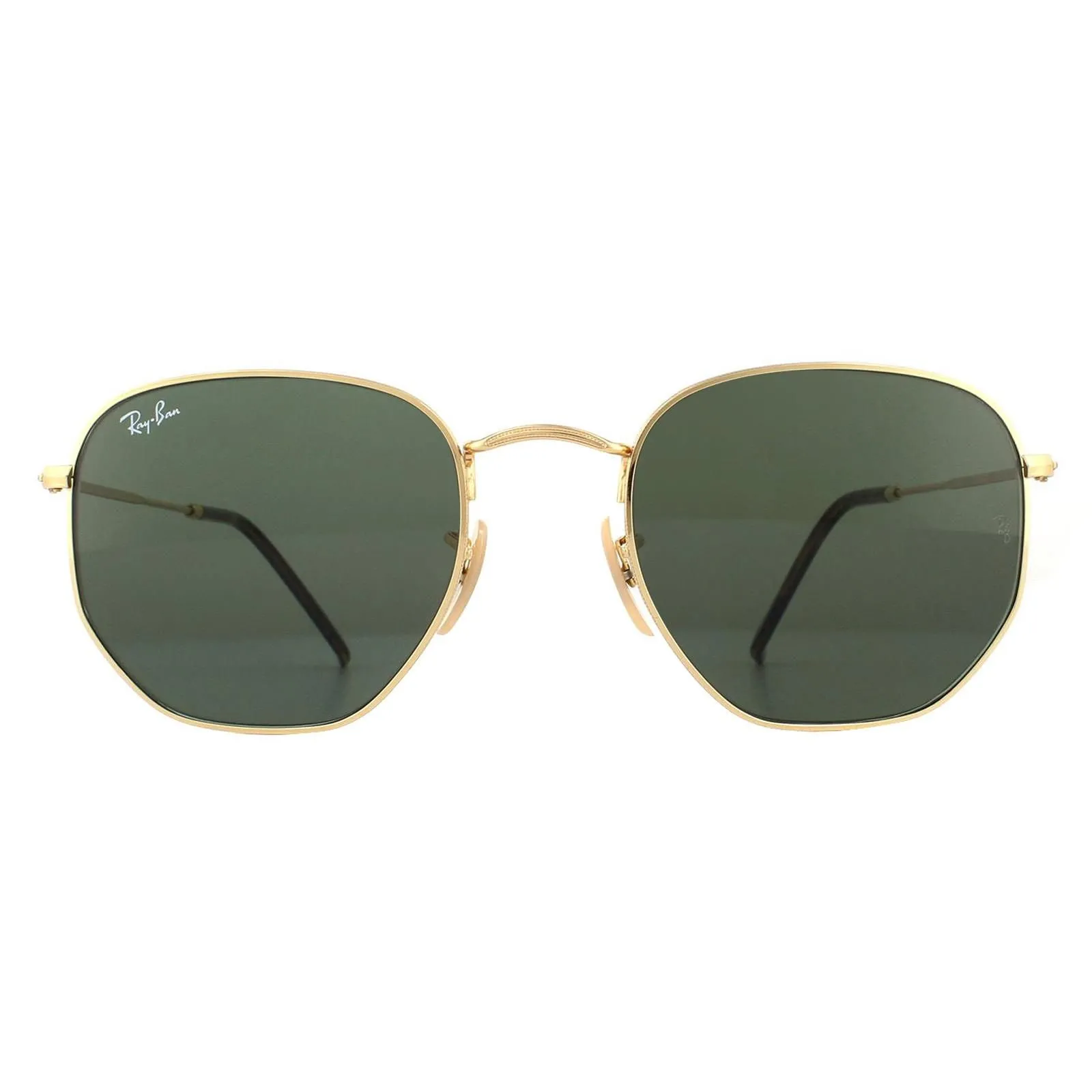 Square Gold Green Hexagonal 3548N Sunglasses