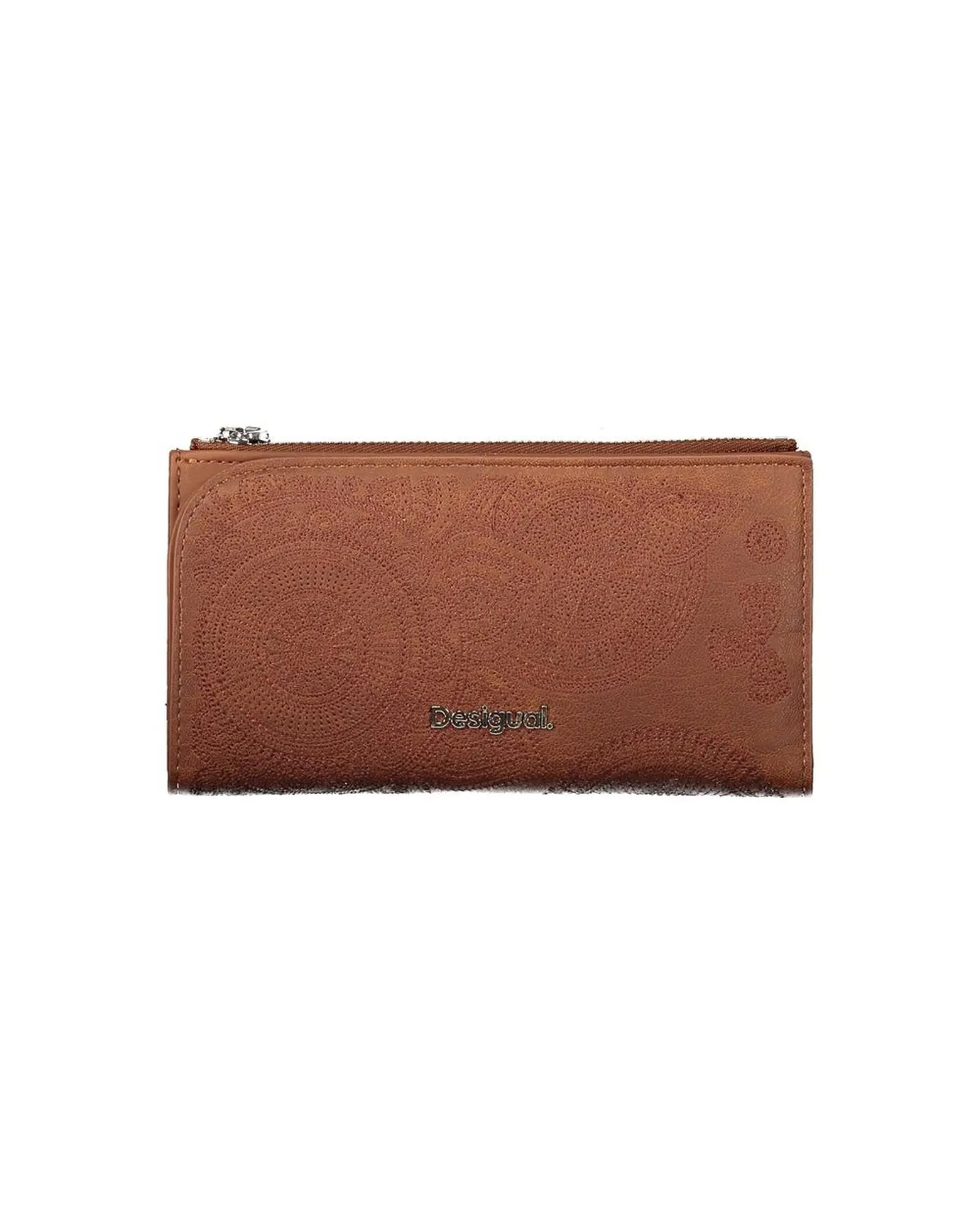 Polyethylene Wallet with Dual Compartments and Logo Detailing
