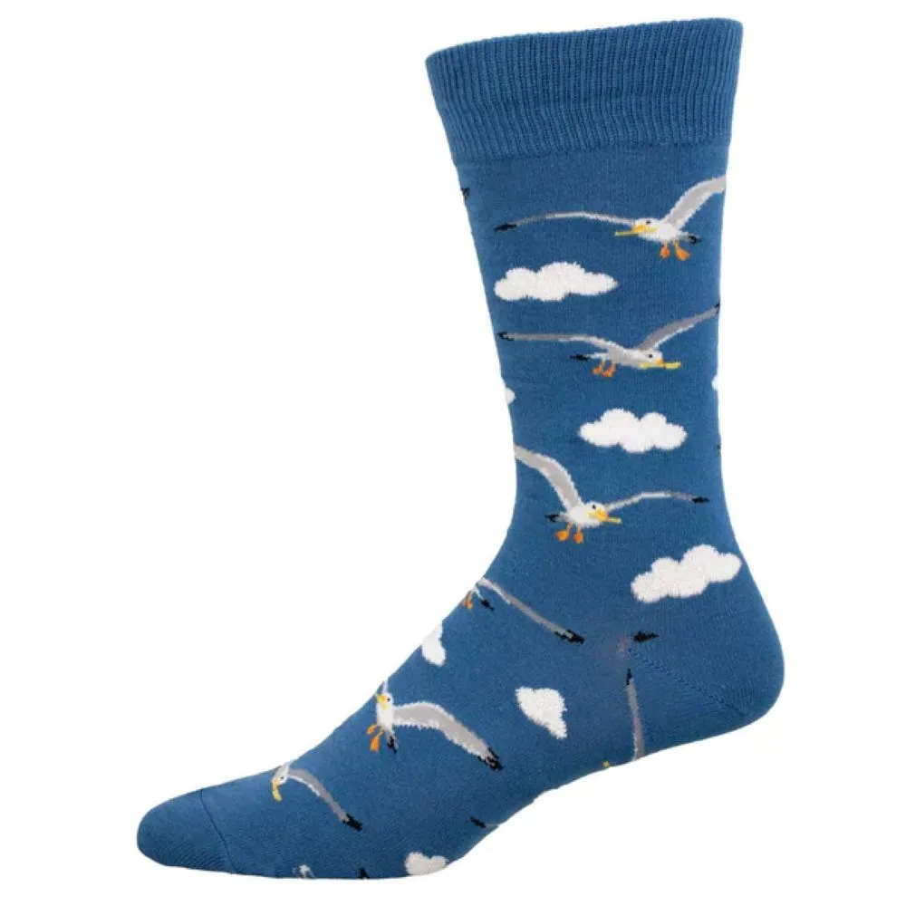 'Mine Now' Seagull Design Socks Cotton Mix Novelty Bird Lover Gift