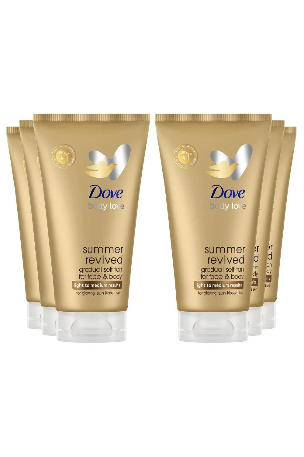 Derma Spa 'Face Cream' Summer Revived Self Tan, 6x75ml