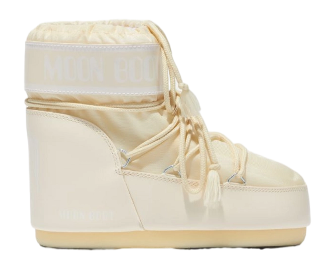 Snow Boot Moon Boot Women Icon Low Nylon Cream '24