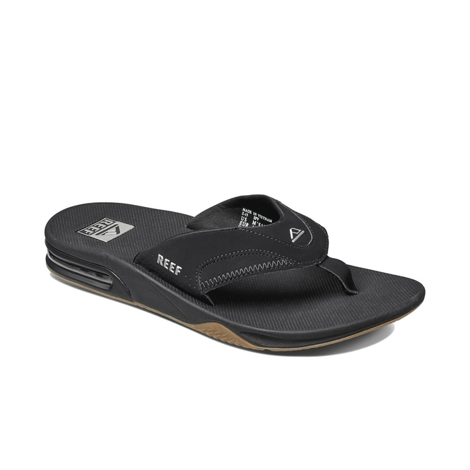 Flip Flops Reef Fanning Black Silver