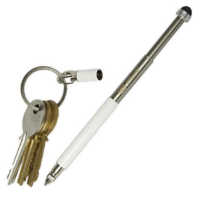 Key Ring Accessory True Utility StylusPen White