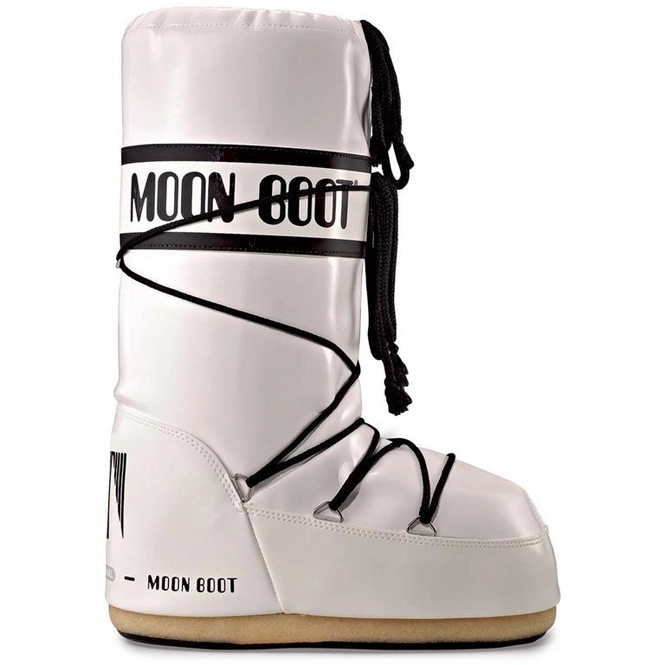 Snow Boot Moon Boot Vinyl White Black